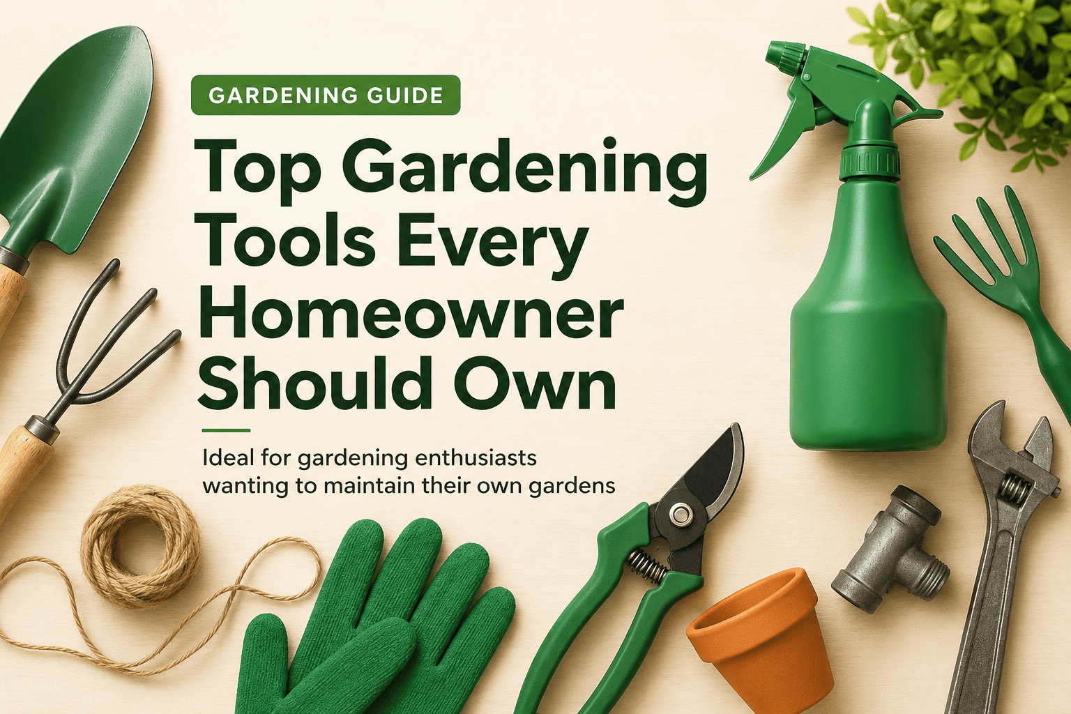 Gardening tools available at Bhudev Hardware